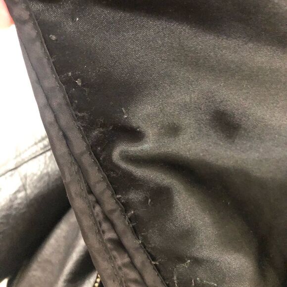 Tannery West Thinsulate leather Black Jacket XL - Picture 4 of 7